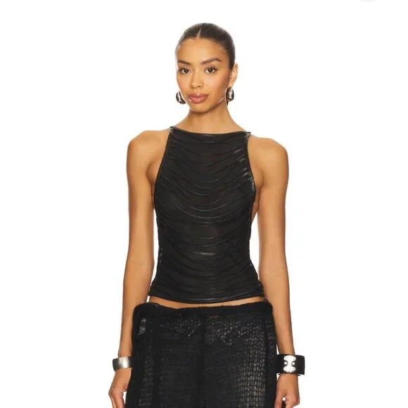 Jaded London Strings Attached Backless Top - Picture 2 of 4